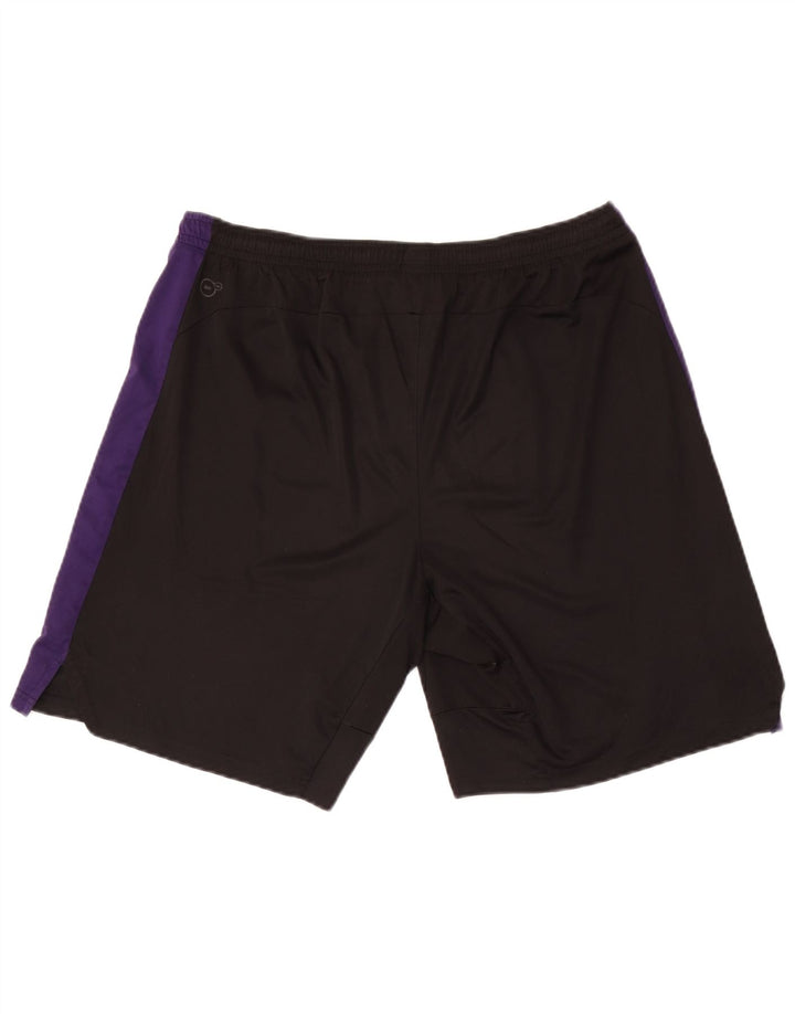 Puma Herre grafiske sportsshorts XL Sort Colourblock