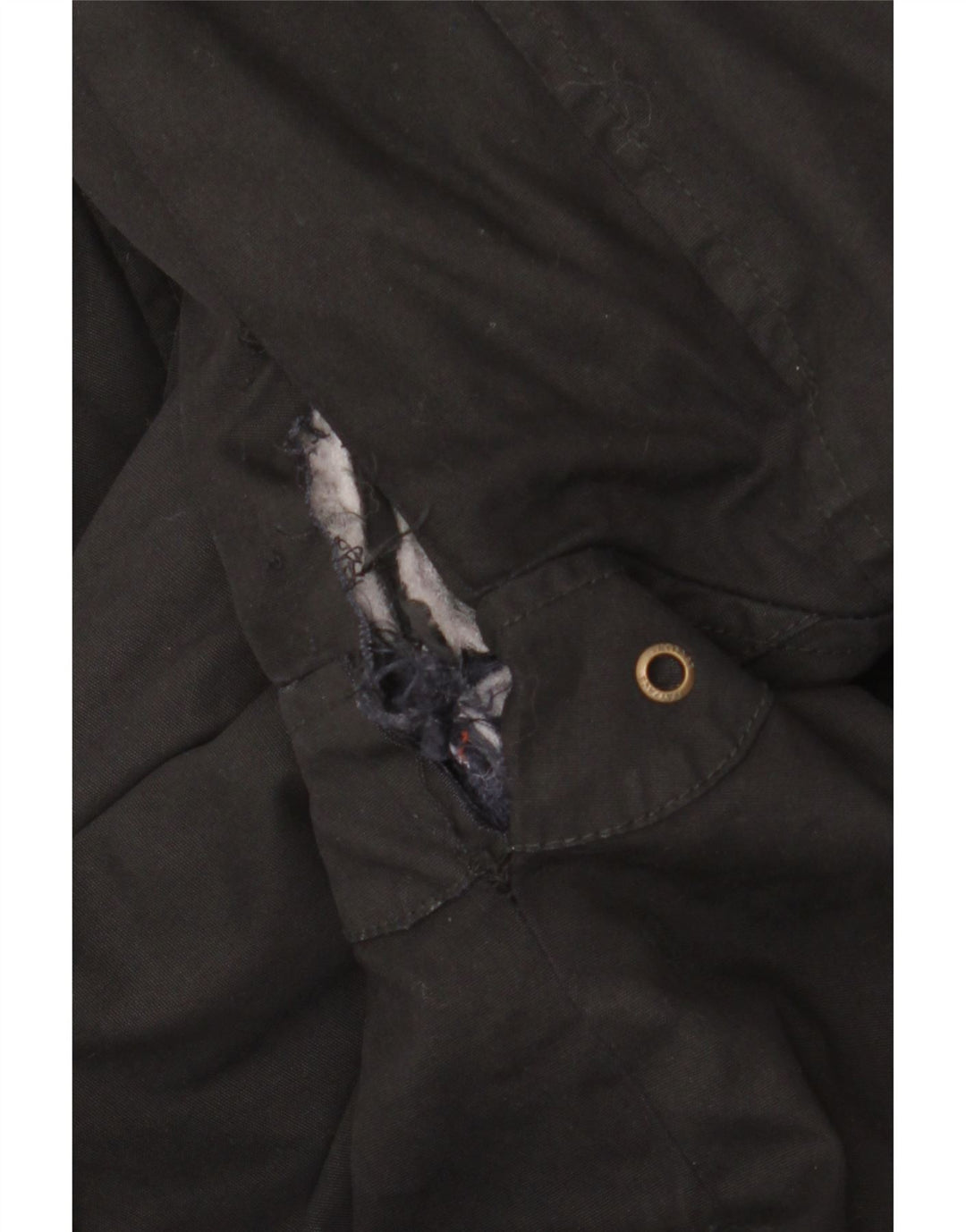Fat Face Herre vokset bomuldsjakke UK 40 Large Black
