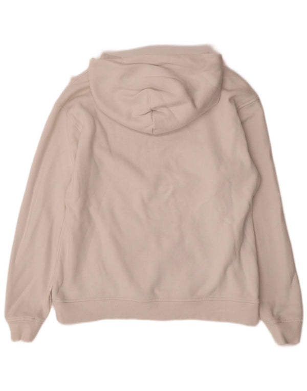 TOMMY HILFIGER Grafisk hættetrøje til kvinder UK 16 Stor hvid bomuld