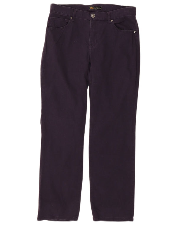 Lee Dame Mid Rise Relaxed Fit Straight Jeans W30 L28 Lilla