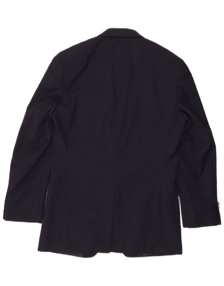 Chaps Herre Longline 2-knaps blazerjakke UK 38 Mellem marineblå uld