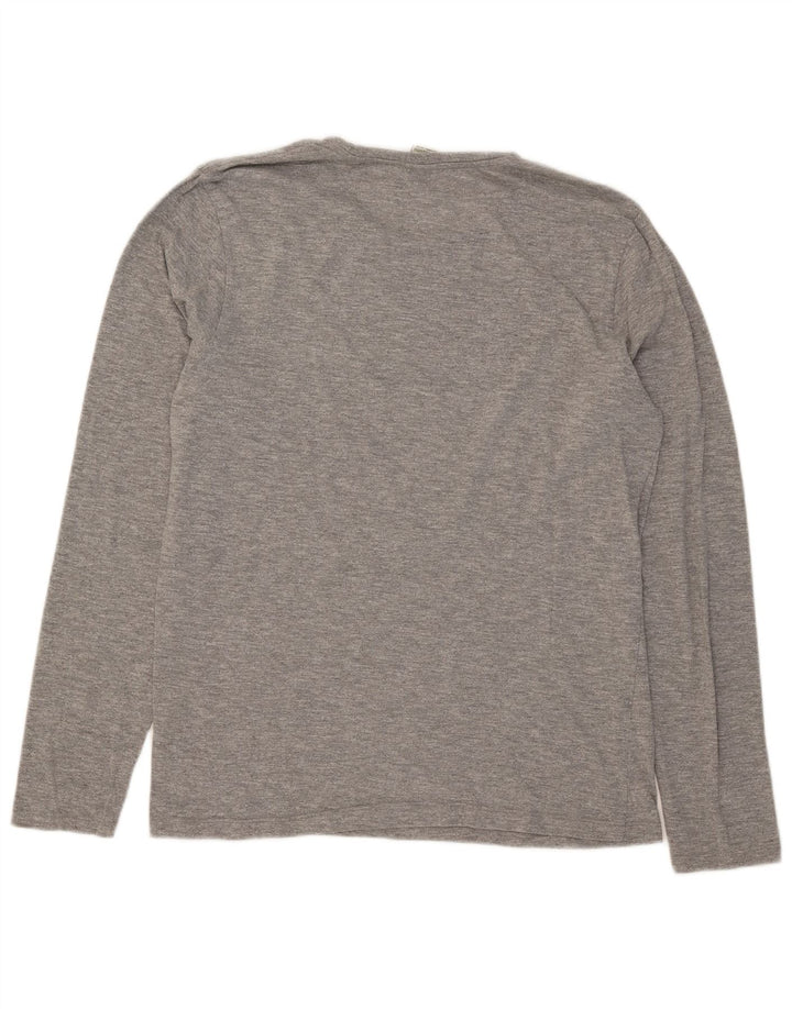 Scotch & Soda Herre Top Langærmet Stor Grå Bomuld