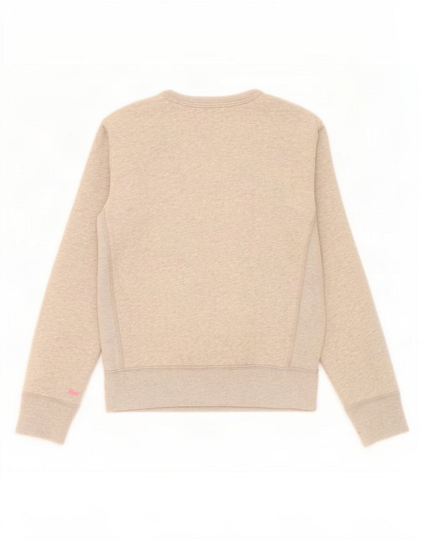 Polo Ralph Lauren Girls Sweatshirt Jumper 11-12 Years XS Grey Flecked
