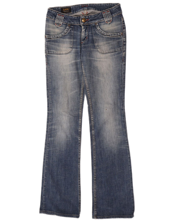 Lee Dame Leola Bootcut Jeans med lav talje W28 L32 Blå Bomuld