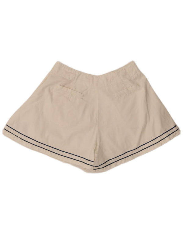 Vintage kvinders afslappede shorts Medium W28 Off White Bomuld