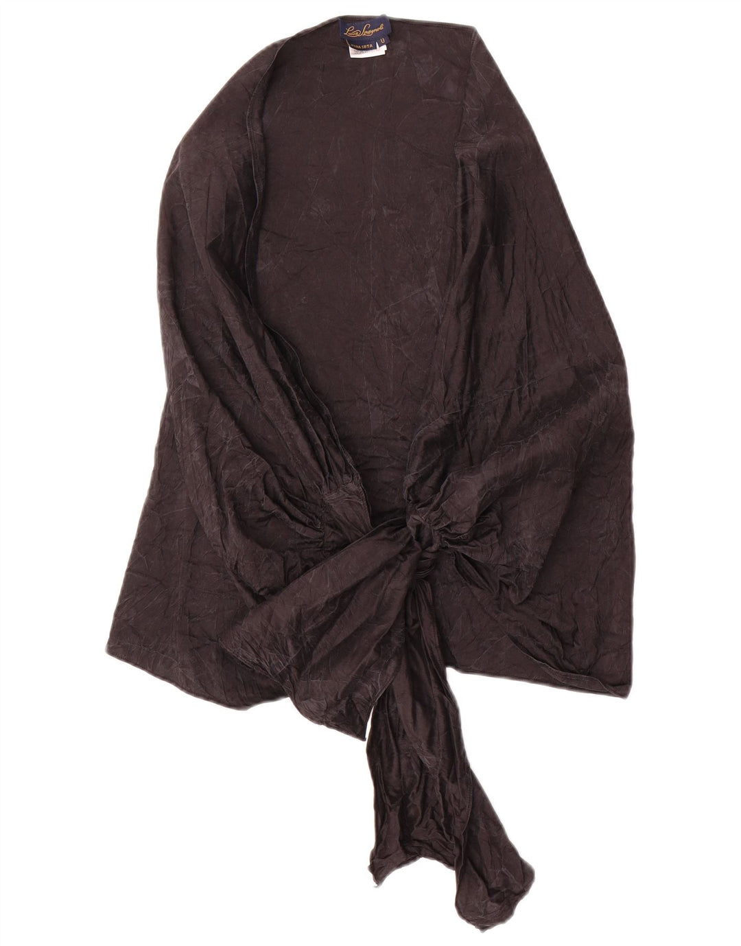 Luisa Spagnoli Womens Wrap Poncho Cardigan Top One Size Sort Silke