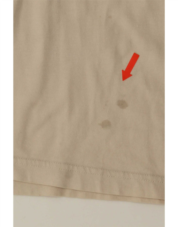 Adidas Grafisk T-shirt top til mænd, stor beige