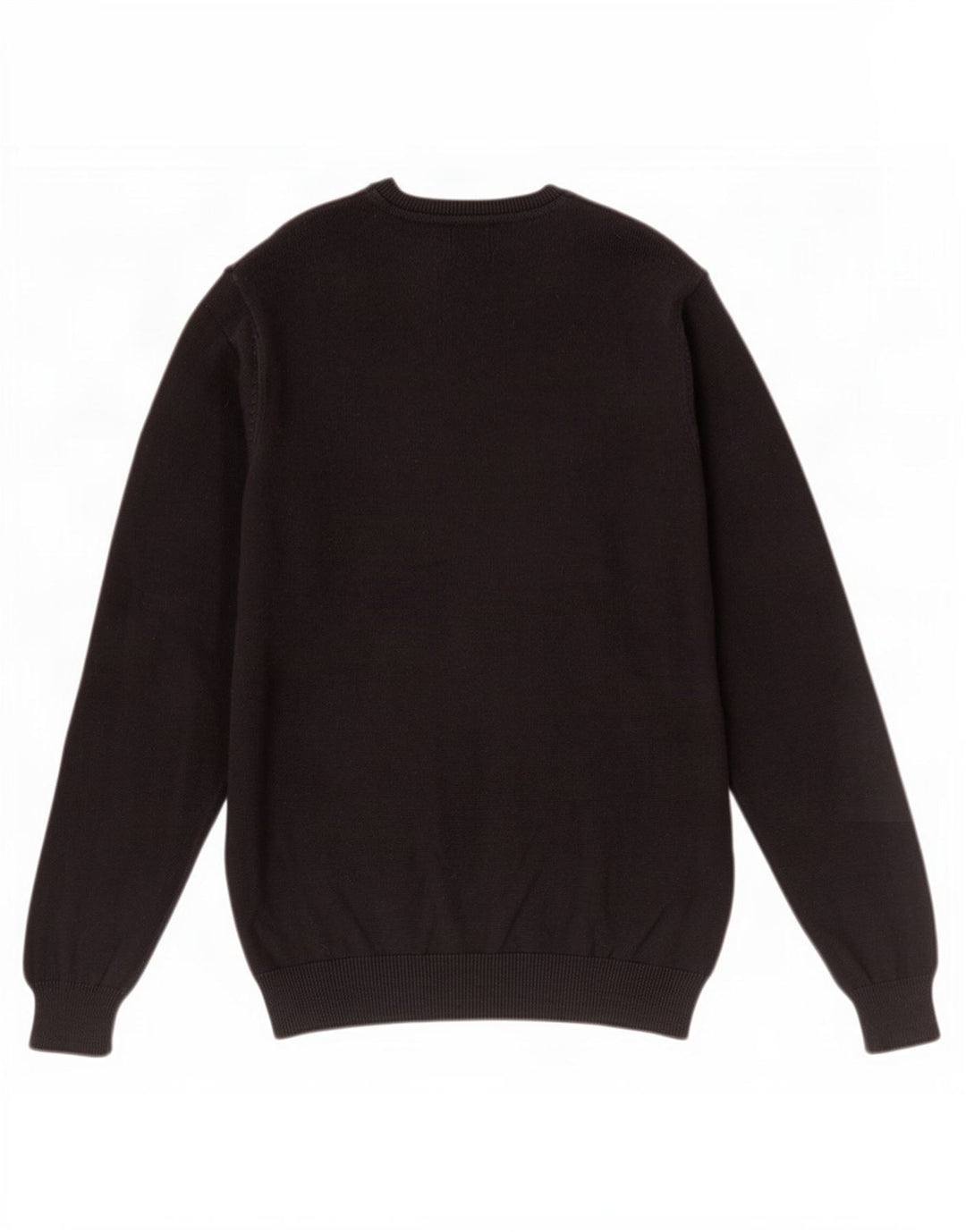 Marks & Spencer Herre Regular Fit V-hals sweater Medium Sort Bomuld