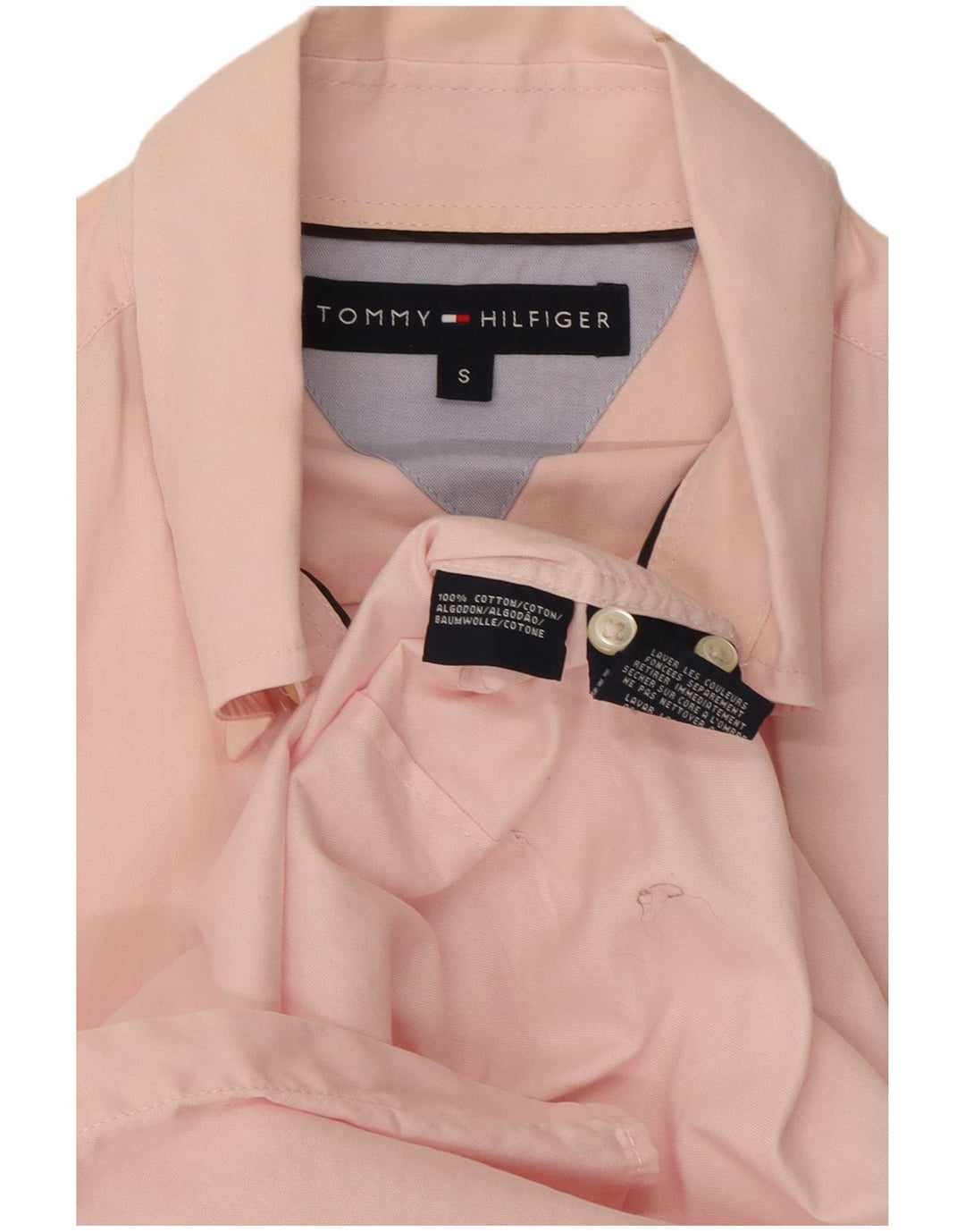 Tommy Hilfiger Herreskjorte Lille Pink Bomuld