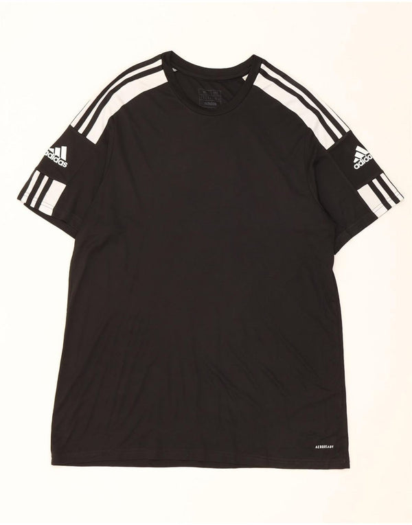 Adidas Herre Aeroready Slim Fit T-Shirt Top XL Sort Colourblock