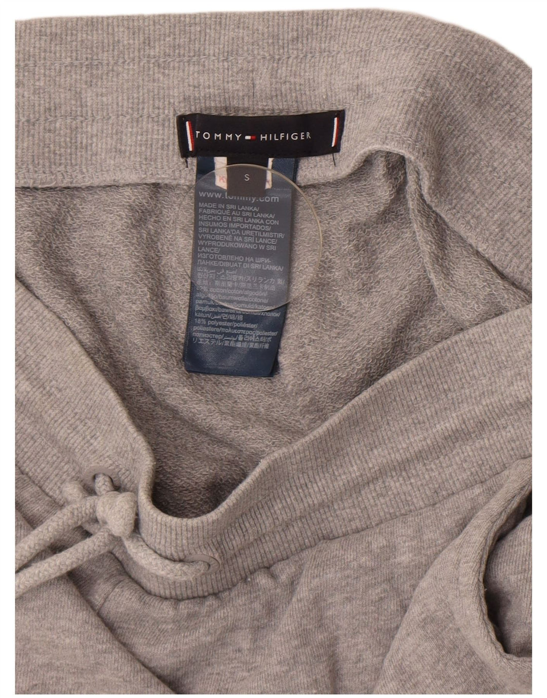 Tommy Hilfiger Herre grafiske sportsshorts Små grå bomuld