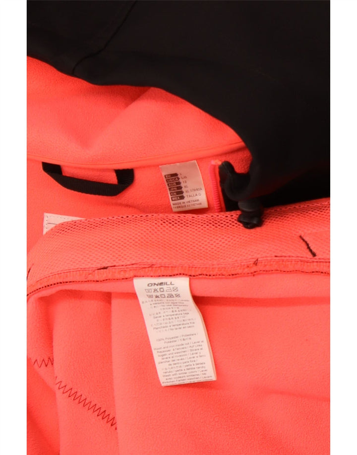 O'NEILL Vindjakke med hætte til kvinder UK 14 Stor sort polyester