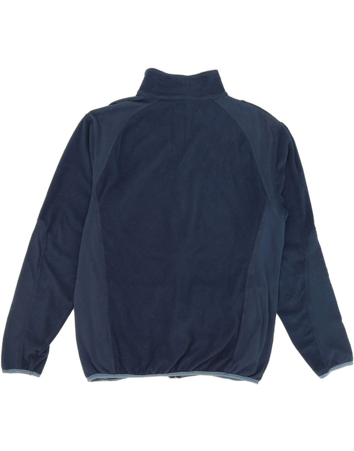 KAPPA Womens Fleece Jacket UK 20 2XL Navy Blue Polyester Vintage Kappa and Second-Hand Kappa from Messina Hembry 