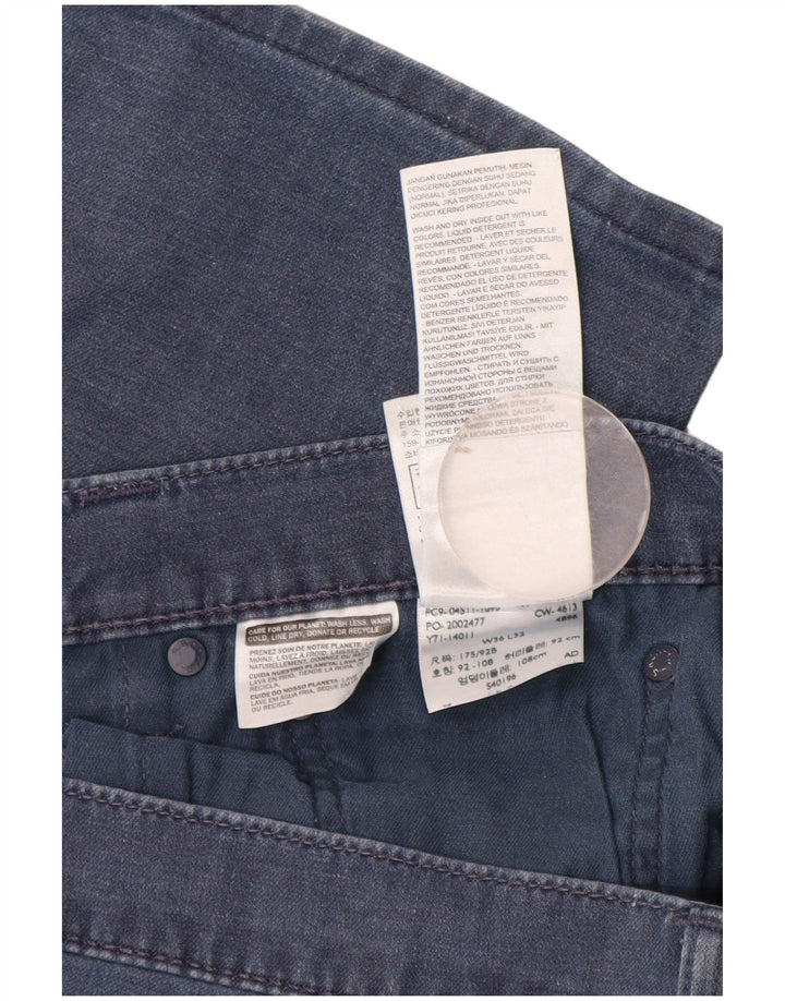 Levi's Slim Jeans til mænd W36 L30 blå bomuld