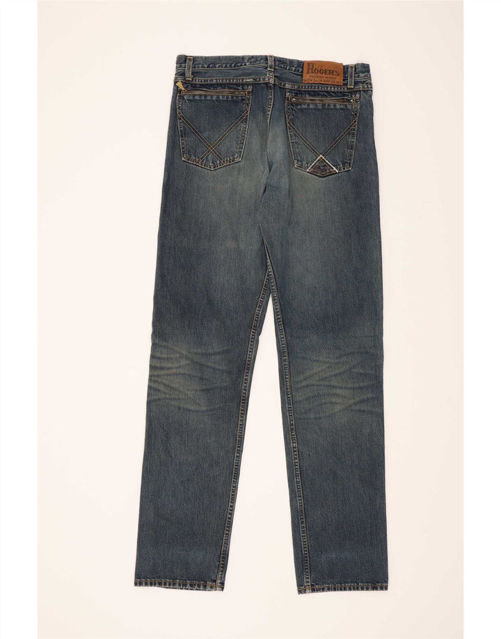 Roy Rogers Straight Jeans til mænd W36 L36 blå bomuld