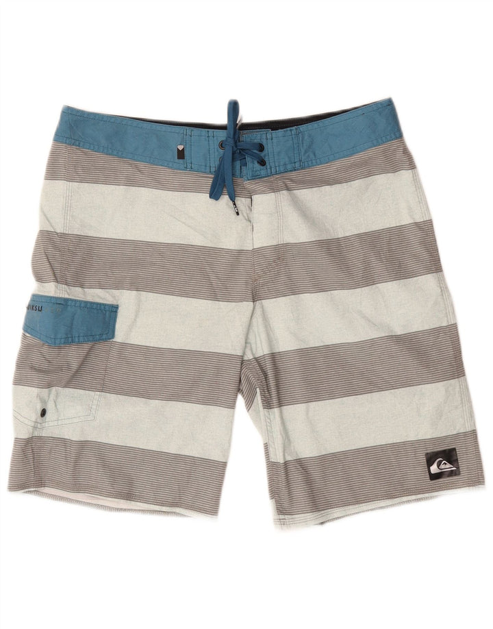 Quiksilver Badeshorts til mænd Medium flerfarvet stribet polyester