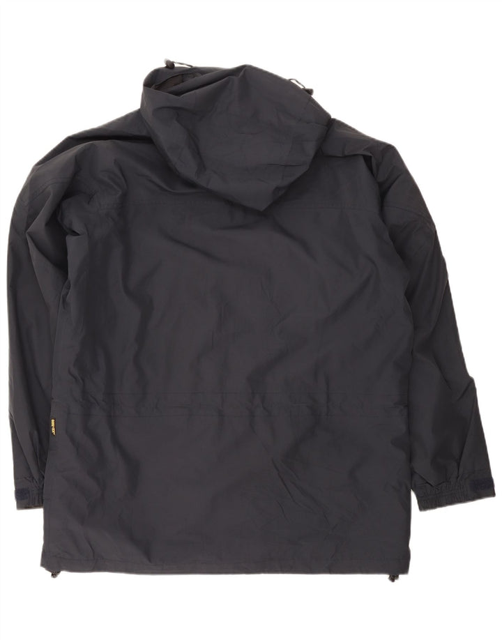 Berghaus Regnjakke med hætte til mænd UK 40 Stor marineblå polyester