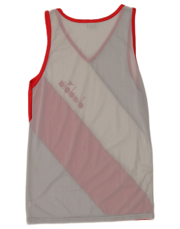 Diadora Herre grafisk vest Top Lille flerfarvet Colourblock Polyamid