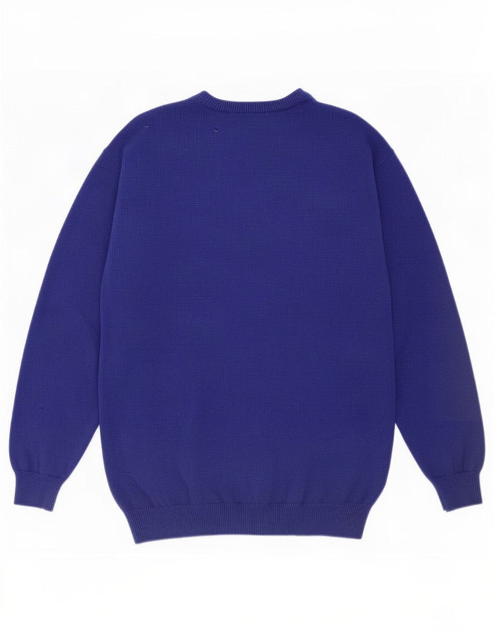 Marks & Spencer Herre St. Michael Boat Neck Jumper Sweater Large Blue