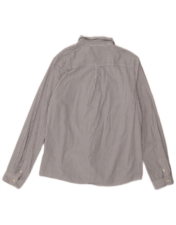 Scotch & Soda herreskjorte Medium hvid stribet bomuld