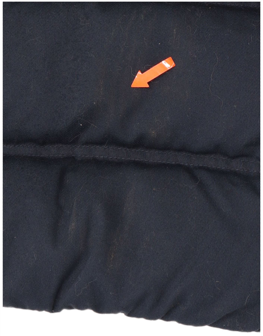 JACK WILLS Dame hætte polstret Gilet UK 8 Small Navy Blue Polyester