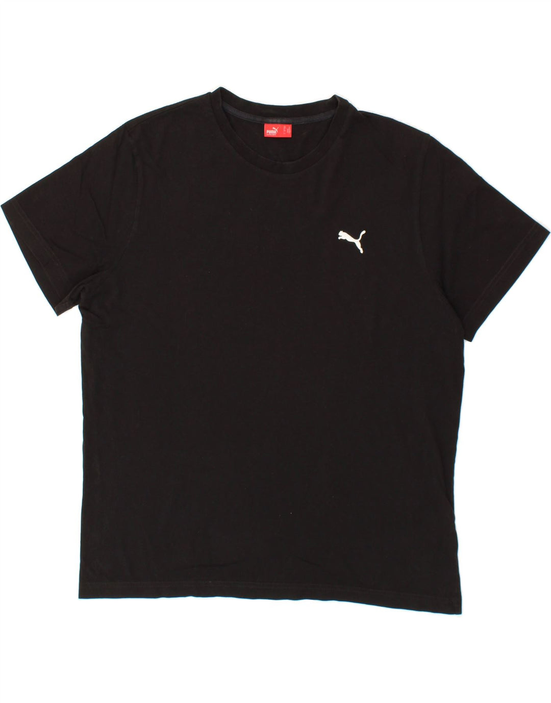 PUMA Mens T-Shirt Top Large Black Vintage Puma and Second-Hand Puma from Messina Hembry 