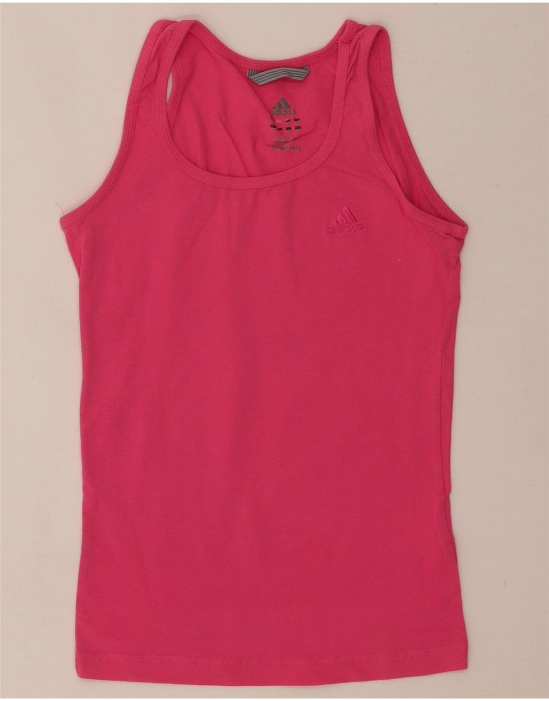 ADIDAS Womens Vest Top UK 10 Small Pink