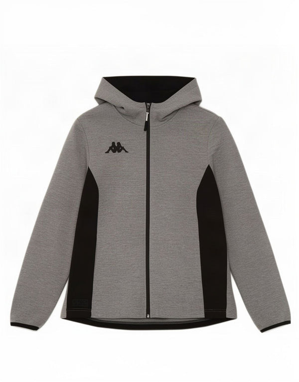 Kappa Dame Hættetrøje Topjakke UK 14 Medium Grey Colourblock