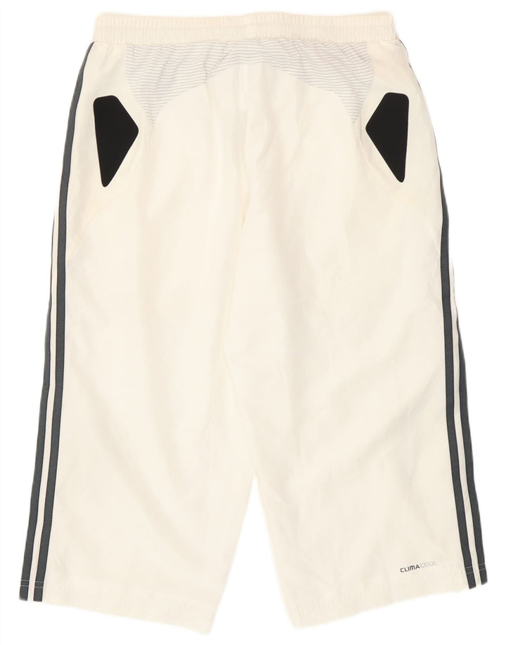Adidas Herre Climacool Bermuda Sportshorts Small White Polyester Sports