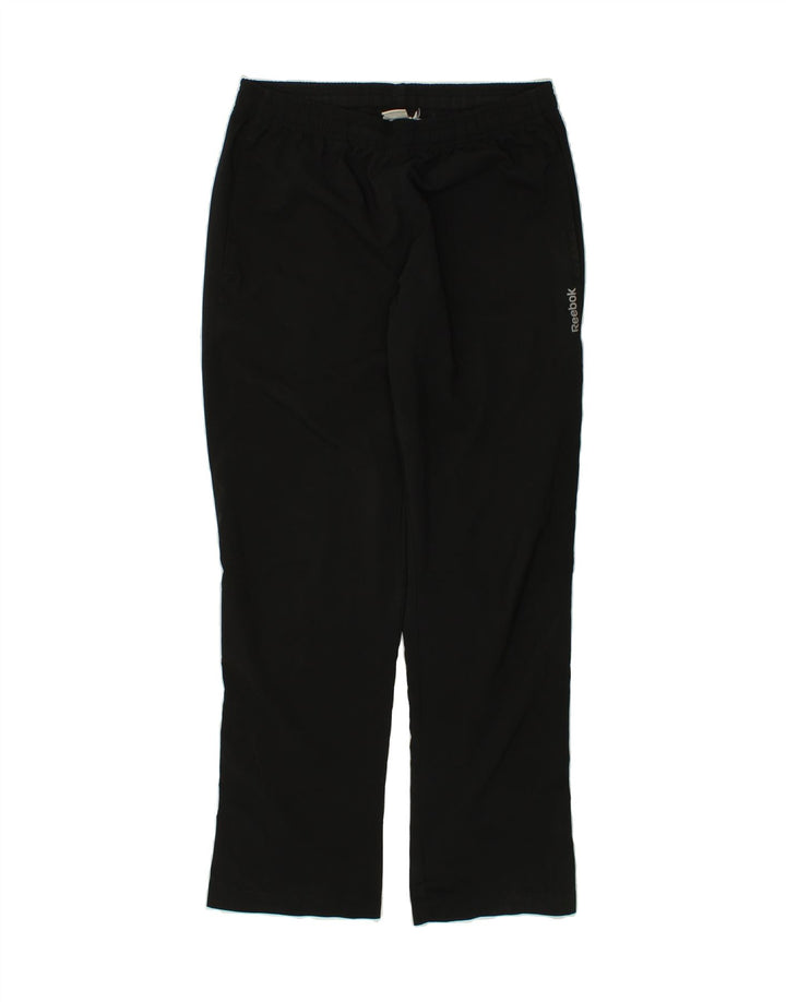 REEBOK Mens Tracksuit Trousers Medium Black Polyester Vintage Reebok and Second-Hand Reebok from Messina Hembry 