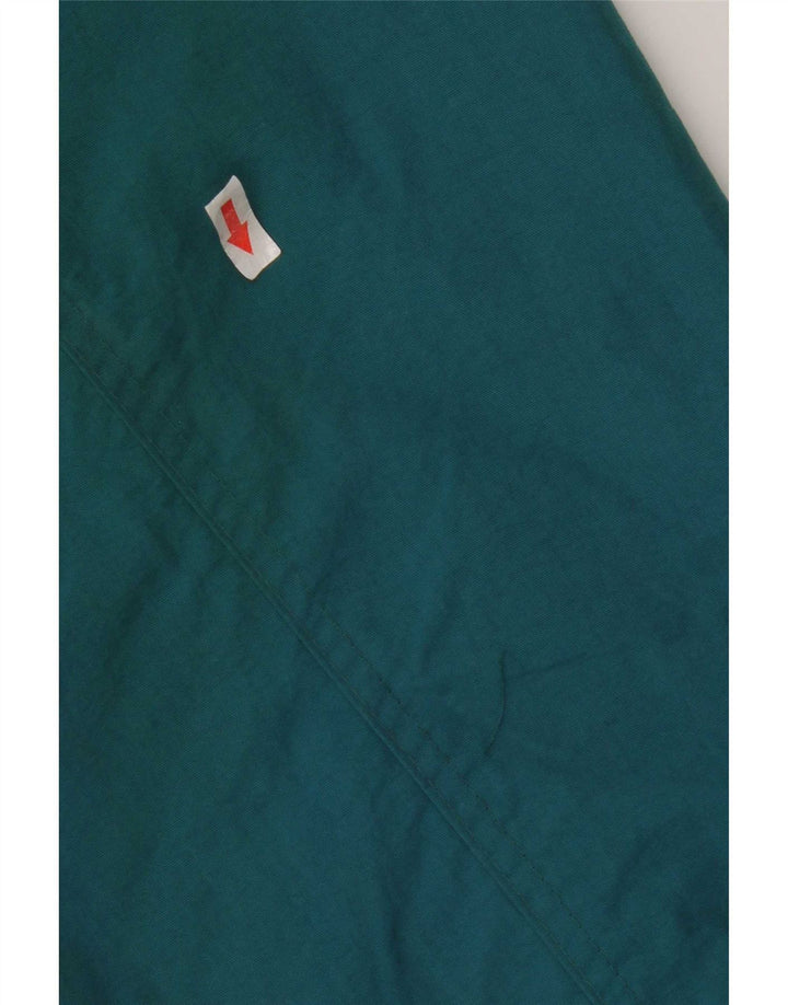 Columbia vindjakkejakke med hætte til kvinder UK 14 Medium Blue Colourblock