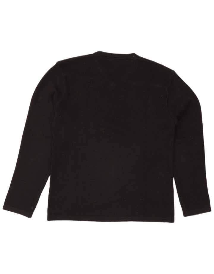 Sixty Herre V-hals sweater stor sort akryl