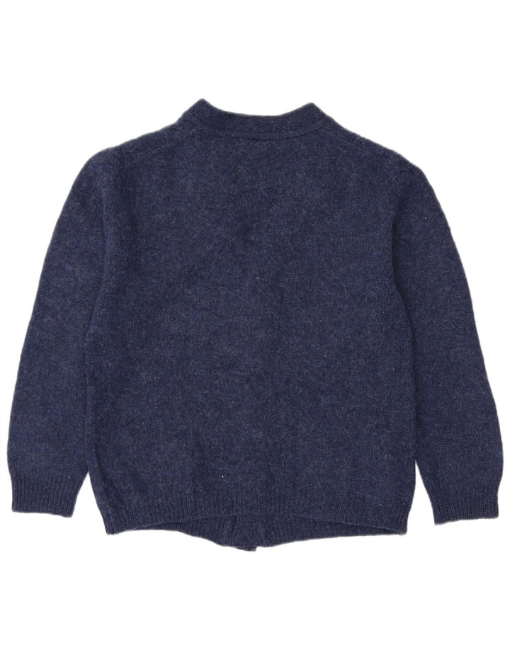 Vintage herre cardigan sweater Medium Navy Blue New Wool