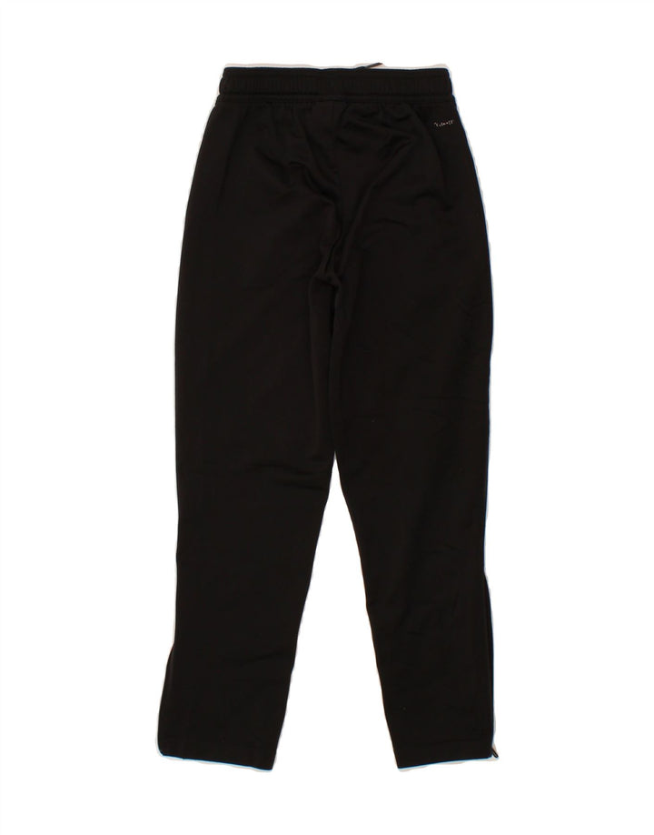 ADIDAS Boys Tracksuit Trousers 7-8 Years  Black Polyester Vintage Adidas and Second-Hand Adidas from Messina Hembry 