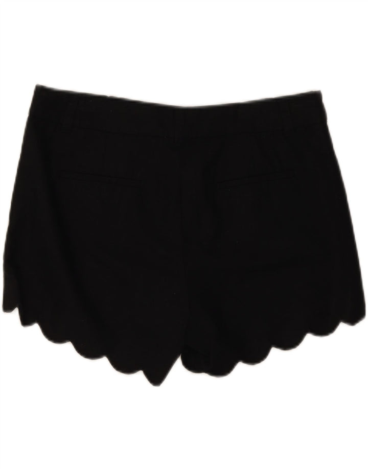 J. CREW Womens Chino Shorts US 10 Large W34 Black Linen Vintage J. Crew and Second-Hand J. Crew from Messina Hembry 