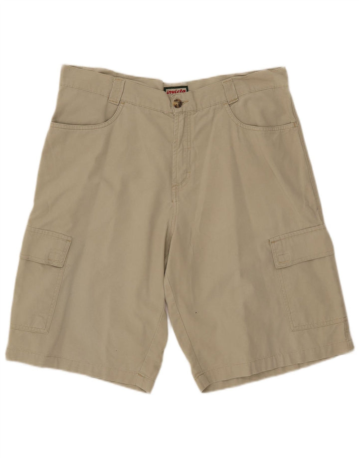 Invicta Herre Cargo Shorts IT 54 2XL W36 Beige Bomuld