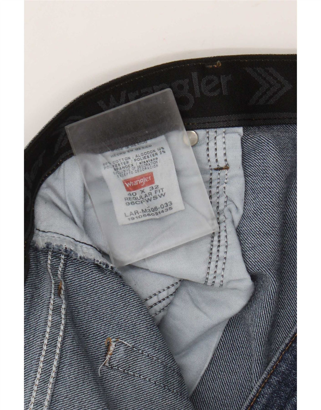 Wrangler Herre Regular Fit Capri Jeans W40 L23 Marineblå Bomuld