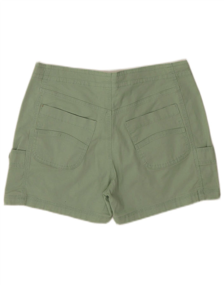 Weird Fish Dame Cargo Shorts UK 8 Small W32 Green Cotton