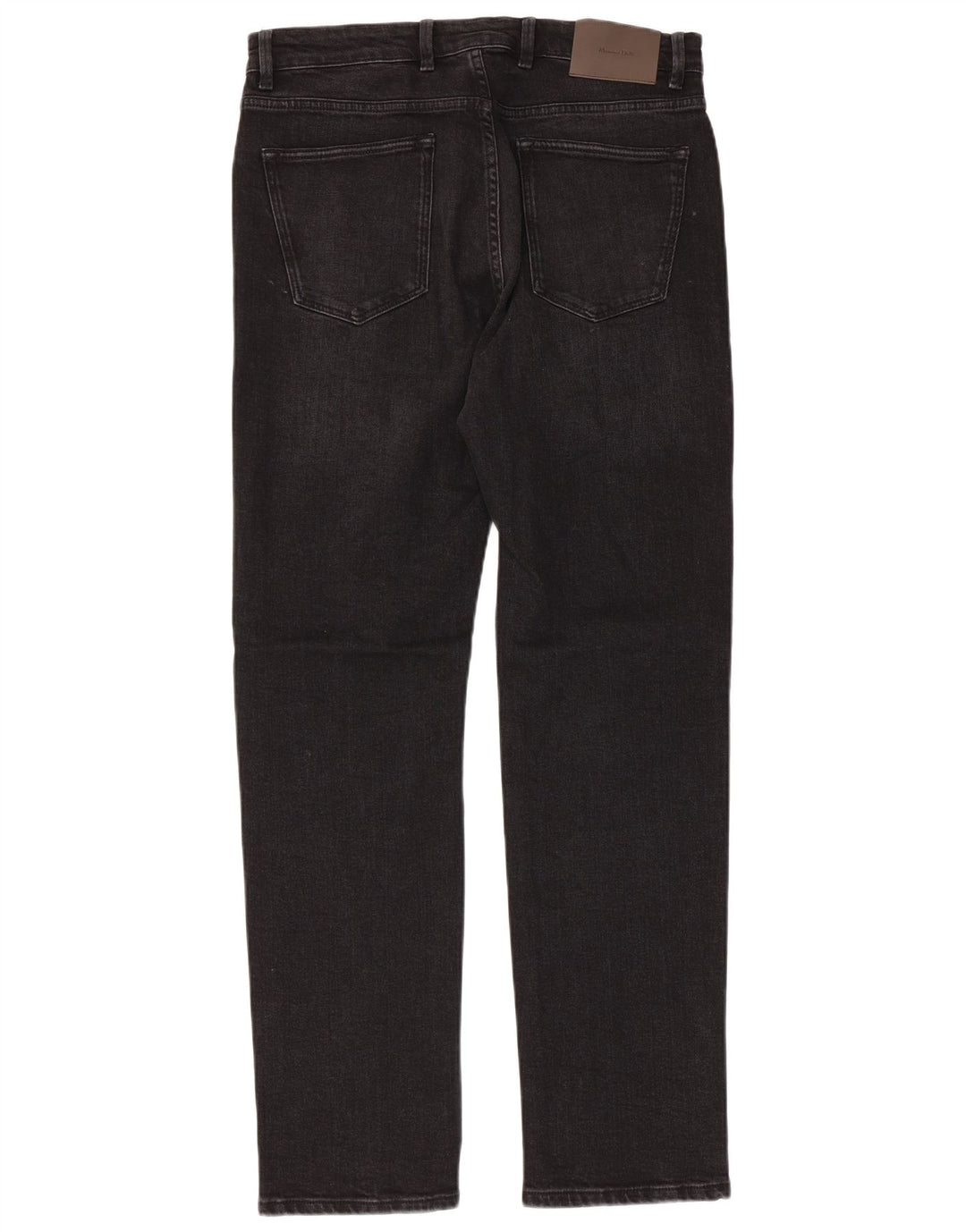 Massimo Dutti Herre Slim Jeans EU 40 Medium W31 L31 Sort Bomuld