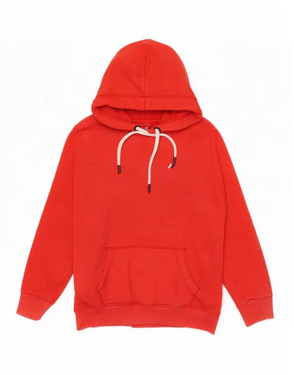 Superdry grafisk hættetrøje til kvinder UK 10 Small Red Colourblock Bomuld
