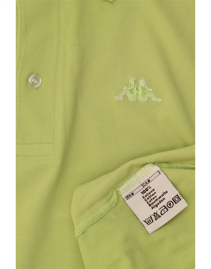 KAPPA Mens Polo Shirt XL Green Cotton Vintage Kappa and Second-Hand Kappa from Messina Hembry 
