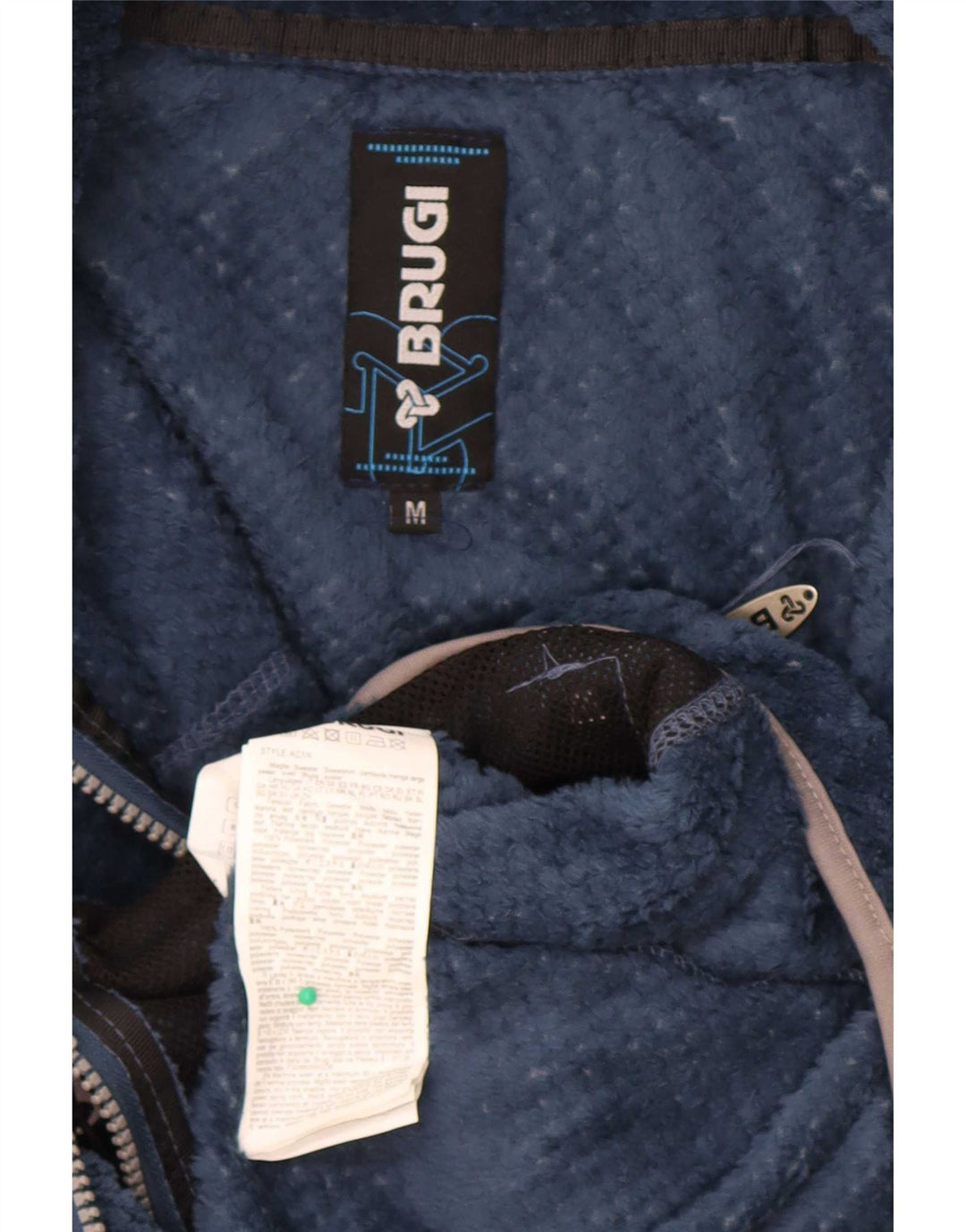 Brugi Herre fleecejakke UK 38 Medium Navy Blue Polyester