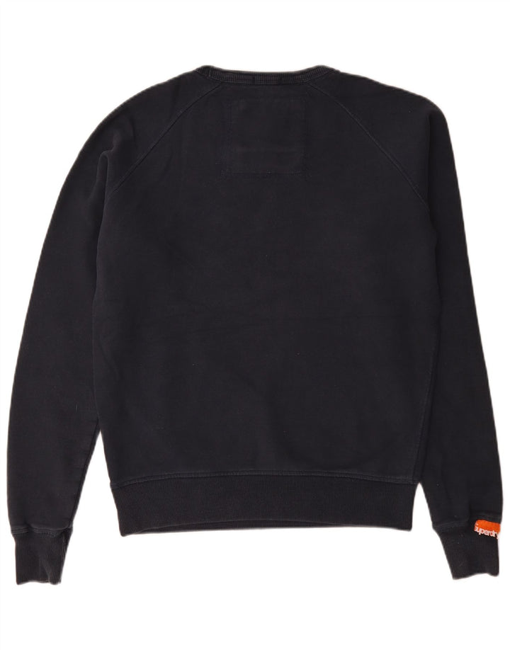 Superdry grafisk sweatshirt til mænd Medium marineblå bomuld