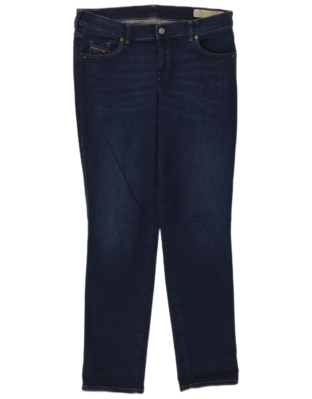 Diesel Dame D-Sandy Regular Straight Jeans W34 L34 Marineblå Bomuld