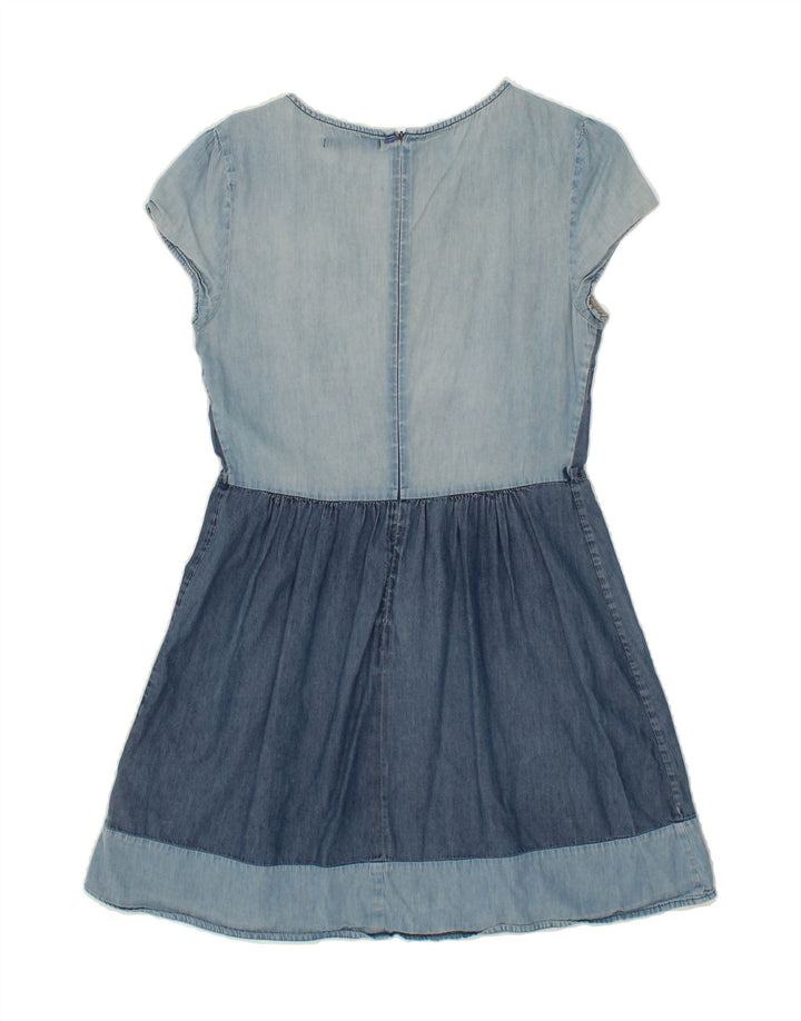 OASIS Womens Denim Dress UK 10 Small  Blue Vintage Oasis and Second-Hand Oasis from Messina Hembry 