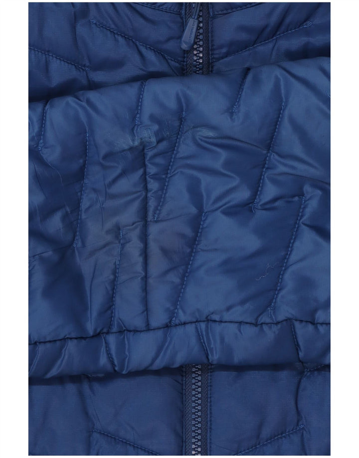 Jack Wolfskin Herre polstret jakke UK 36/38 Medium Blue Polyester