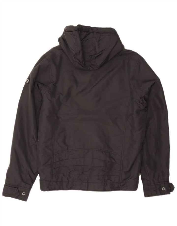 Calvin Klein Herre hættepolstret jakke UK 38 Medium Sort