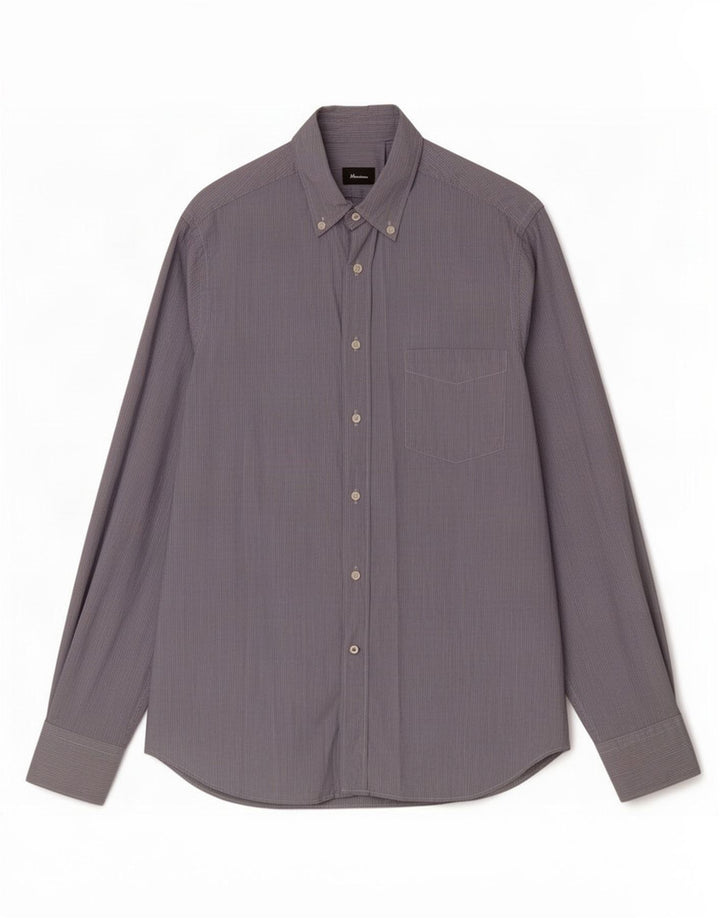 Massimo Dutti herreskjorte stor blå nålestribe