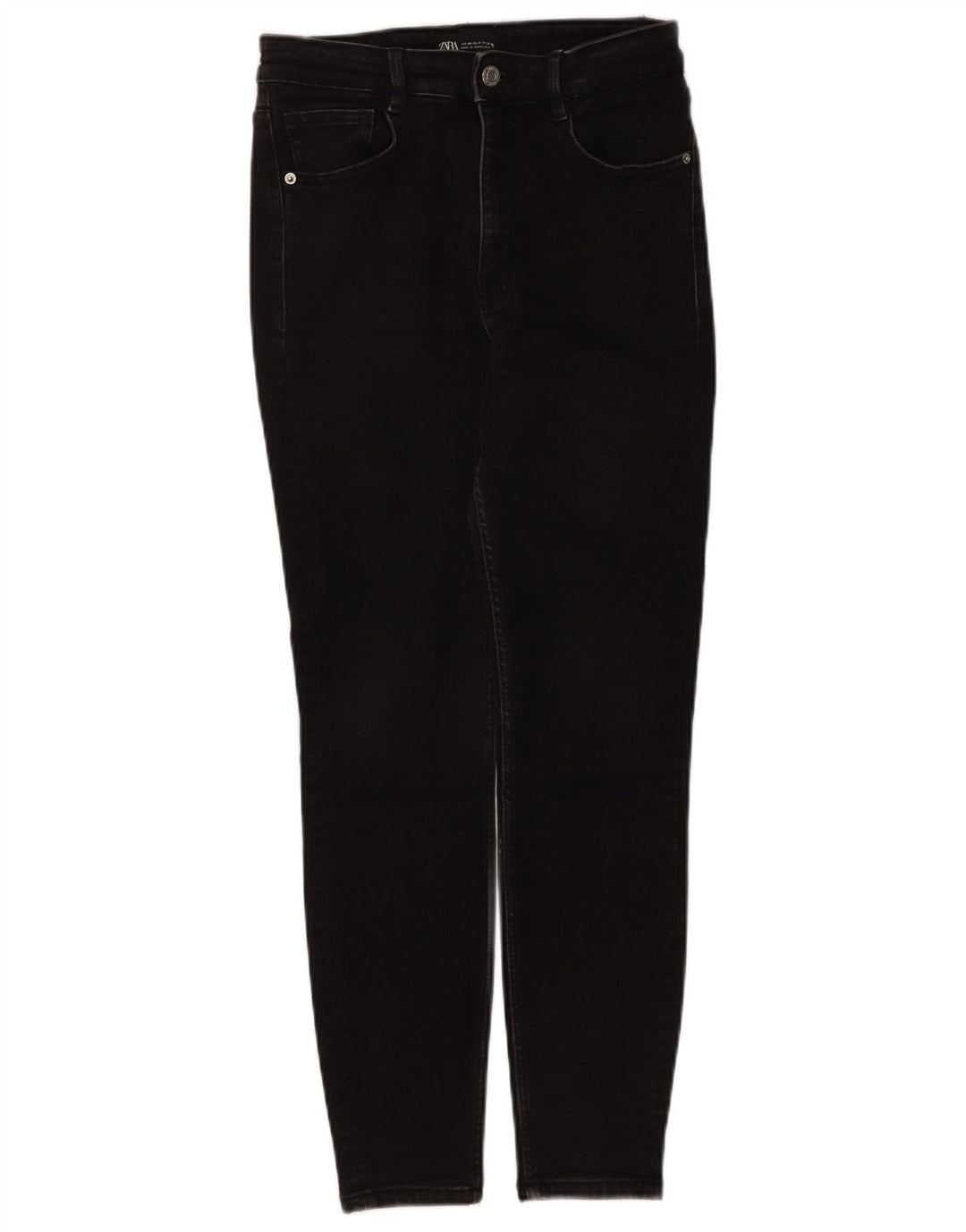 Zara Dame Skinny Jeans EU 40 Medium W30 L26 Sort