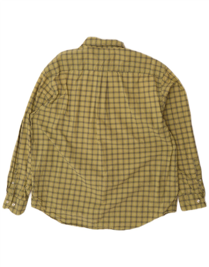 Gap Herre Loose Fit skjorte Medium gul ternet bomuld